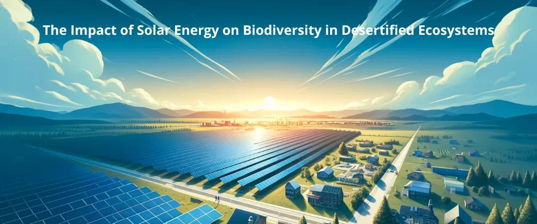 The Impact of Solar Energy on Biodiversity in Desertified Ecosystems